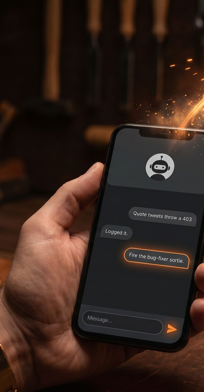 Sorties: Fire Real Actions Straight From Your AI Chat