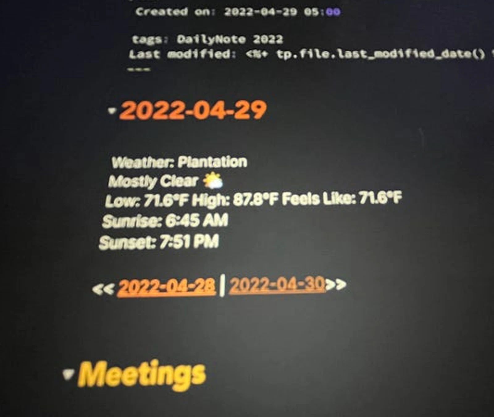 How I Use iOS Shortcuts to Add Today's Local Weather to My Obsidian Daily Note