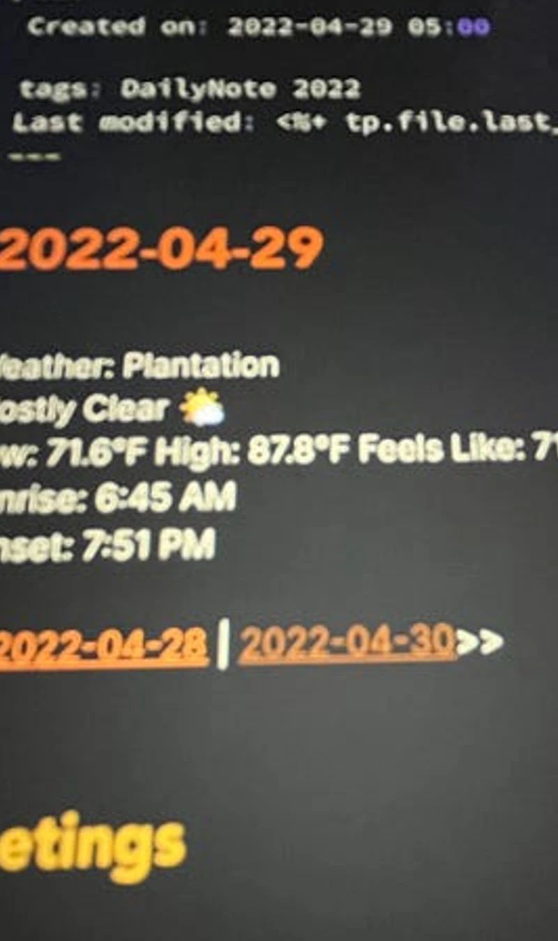 How I Use iOS Shortcuts to Add Today's Local Weather to My Obsidian Daily Note