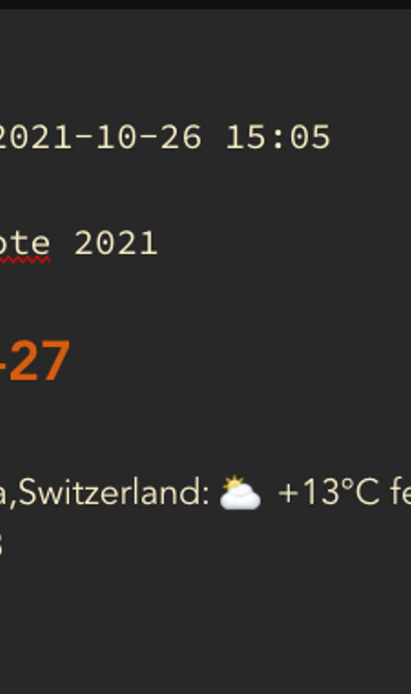 How I Add the Weather to My Obsidian Daily Note