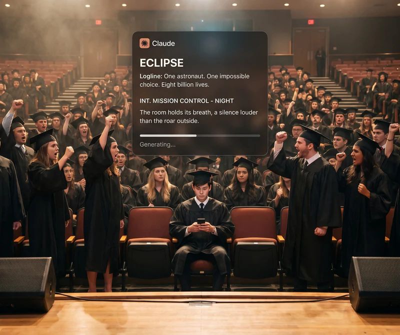 They Booed AI at Graduation. I Get It. They're Still Wrong.
