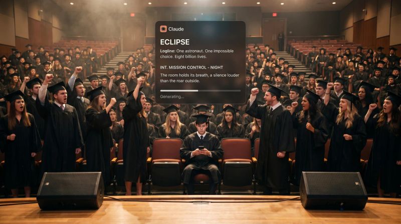They Booed AI at Graduation. I Get It. They're Still Wrong.