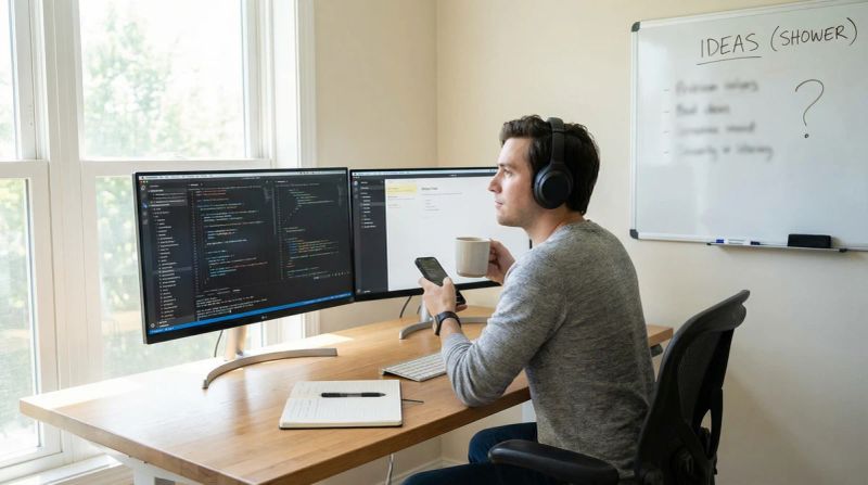 The Shower Thought Problem: Why Developer Ideas Disappear Before You Can Use Them
